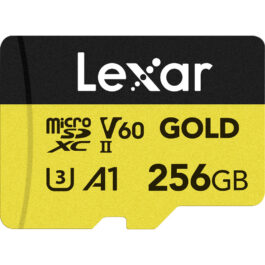 Lexar 256Gb microSD memory card Micro SDXC V60 A1 U3 UHS-II
