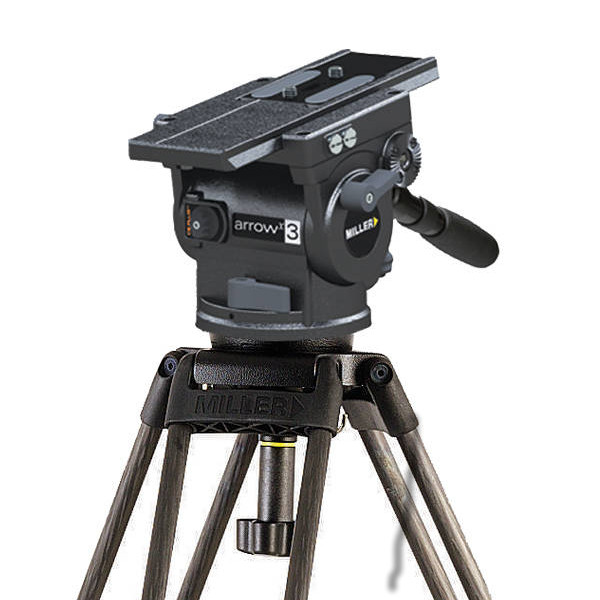 Miller ArrowX 3 100mm Tripod Kit CF Camera Hire Australia