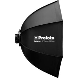 Angled perspective of Profoto Softgrid on Softbox Silver Octa 90cm