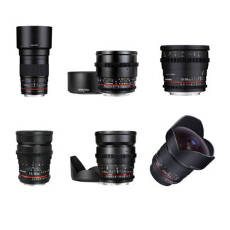 Samyang 6x Cinema Prime Lens Kit